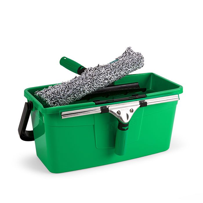 ErgoTec 3-i-1 advanced vinduespudsersæt med 12l spand